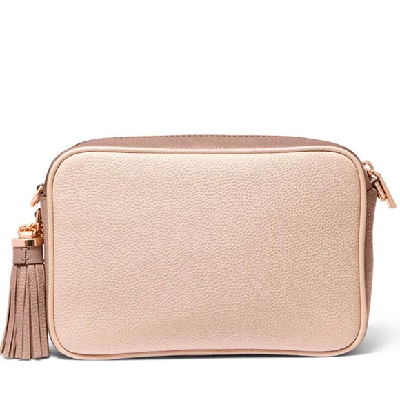 Michael Kors Medium Leather Camera Crossbody Bag - Picture 2 of 6